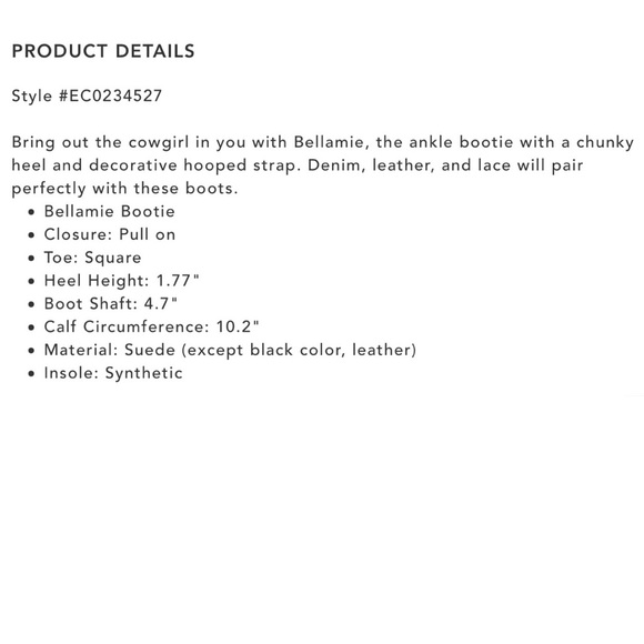 NIB Sam Edelman Bellamie Western Harness Cowgirl Ankle Boots Deep Taupe - Picture 12 of 14